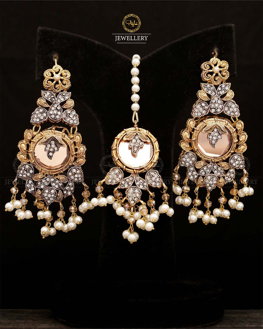 Turkish Designer Earrings Tika set-2870
