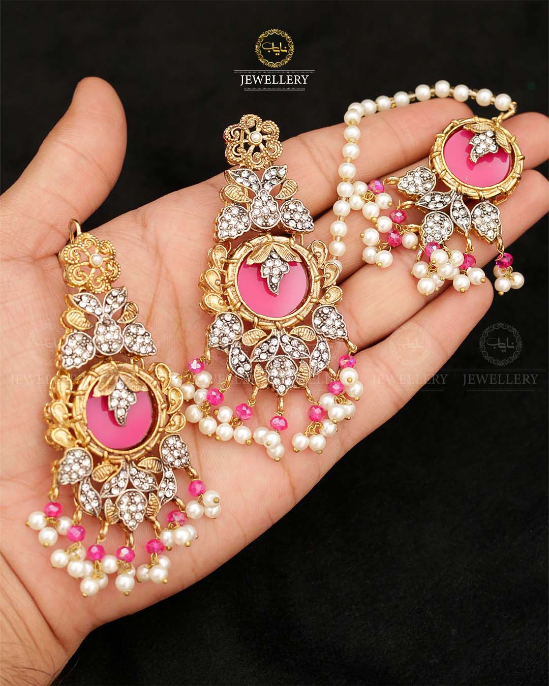 Turkish Designer Earrings Tika set-2870